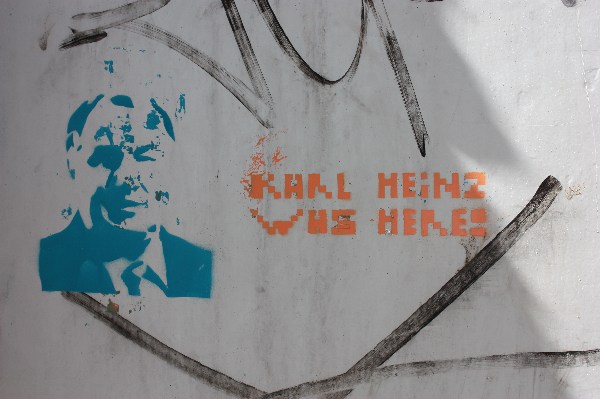 Karl-Heinz Lambertz-Graffito, Eupen 2010